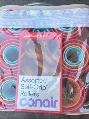 Conair Voluminous Curls Self-Grip Rollers - Various Sizes. New.